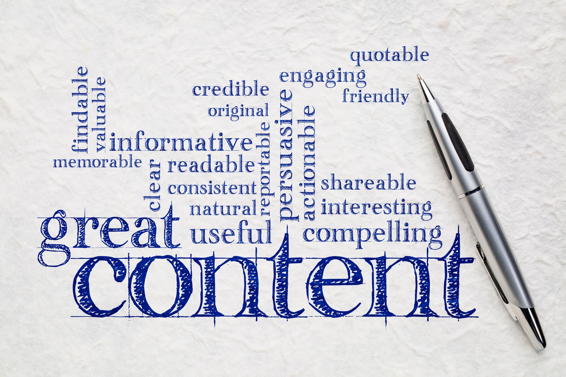 wrting great content concept